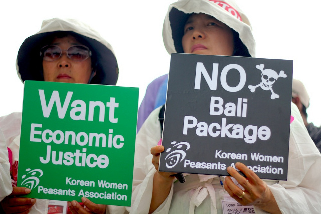 OMC : Le paquet de Bali  déroule un tapis rouge pour les multinationales